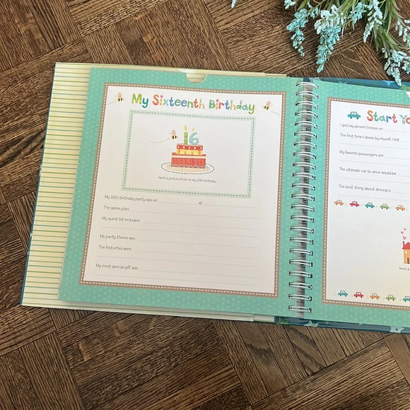 BIRTHDAY BOOK from 1-16 years - Picture 4 of 5